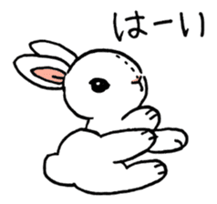 Schinako's My Lovely White Bunny sticker #8622265