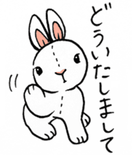 Schinako's My Lovely White Bunny sticker #8622267