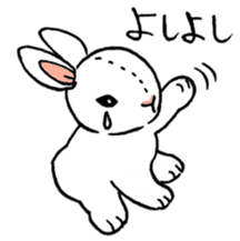 Schinako's My Lovely White Bunny sticker #8622270