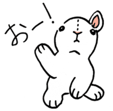 Schinako's My Lovely White Bunny sticker #8622272