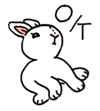 Schinako's My Lovely White Bunny sticker #8622273