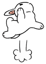 Schinako's My Lovely White Bunny sticker #8622276