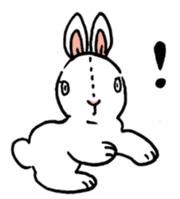 Schinako's My Lovely White Bunny sticker #8622280