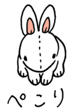Schinako's My Lovely White Bunny sticker #8622293