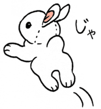 Schinako's My Lovely White Bunny sticker #8622296