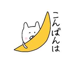 Easy-to-use daily conversation of rabbit sticker #8622380