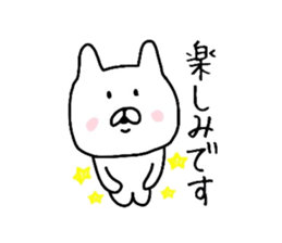 Easy-to-use daily conversation of rabbit sticker #8622395