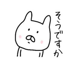 Easy-to-use daily conversation of rabbit sticker #8622403