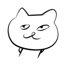 Here are cute white cats sticker #8622671