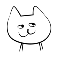 Here are cute white cats sticker #8622679