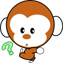 Child monkey of Mont-chan sticker #8622863
