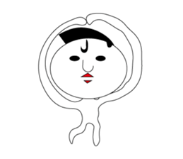 kokeshi mayor sticker #8622941