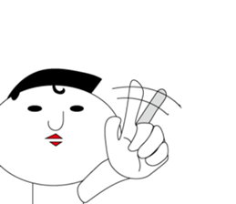 kokeshi mayor sticker #8622942