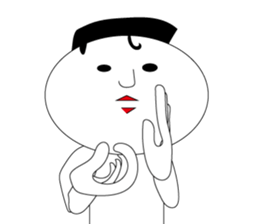 kokeshi mayor sticker #8622944