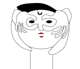 kokeshi mayor sticker #8622945