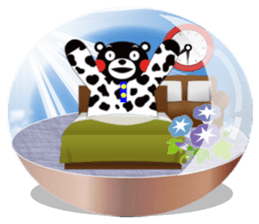 KUMAMON sticker(snow dome ver) sticker #8623418