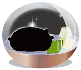 KUMAMON sticker(snow dome ver) sticker #8623419