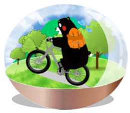 KUMAMON sticker(snow dome ver) sticker #8623423