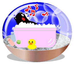 KUMAMON sticker(snow dome ver) sticker #8623429