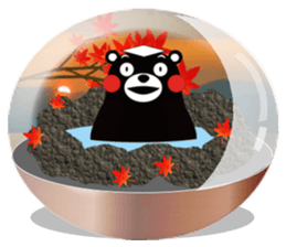 KUMAMON sticker(snow dome ver) sticker #8623436