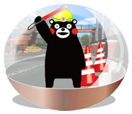 KUMAMON sticker(snow dome ver) sticker #8623437