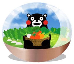 KUMAMON sticker(snow dome ver) sticker #8623442