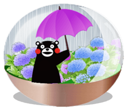 KUMAMON sticker(snow dome ver) sticker #8623445