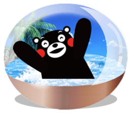 KUMAMON sticker(snow dome ver) sticker #8623446