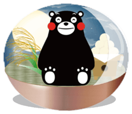 KUMAMON sticker(snow dome ver) sticker #8623447