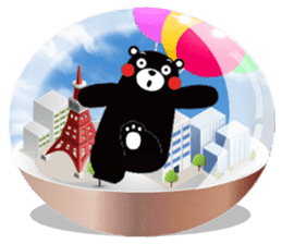 KUMAMON sticker(snow dome ver) sticker #8623452