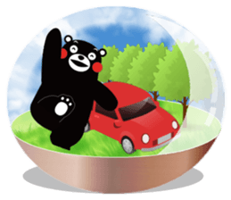 KUMAMON sticker(snow dome ver) sticker #8623453
