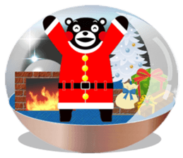 KUMAMON sticker(snow dome ver) sticker #8623456