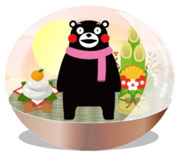 KUMAMON sticker(snow dome ver) sticker #8623457