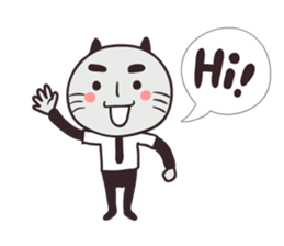 Clerk cat-the best clerk sticker #8623498