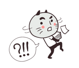 Clerk cat-the best clerk sticker #8623505