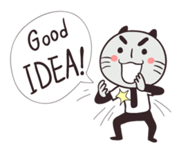 Clerk cat-the best clerk sticker #8623508