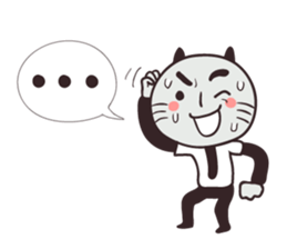 Clerk cat-the best clerk sticker #8623523