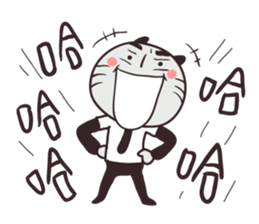 Clerk cat-the best clerk sticker #8623529