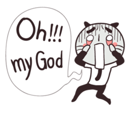 Clerk cat-the best clerk sticker #8623531