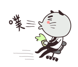 Clerk cat-the best clerk sticker #8623534