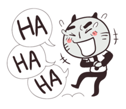 Clerk cat-the best clerk sticker #8623535