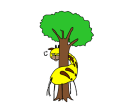 soder giraffe sticker #8624116