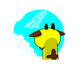 soder giraffe sticker #8624136