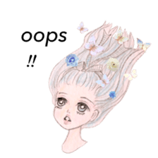 Airy Fairy Chatty by Chatoyancy sticker #8624161