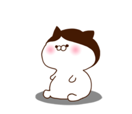 Cat of strange hairstyle2 sticker #8624257