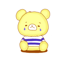 Sticker of calm bear sticker #8624408