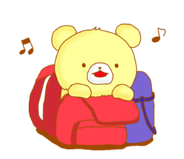 Sticker of calm bear sticker #8624411