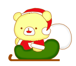 Sticker of calm bear sticker #8624416