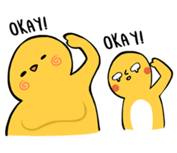 Brass boy the sad statue sticker #8624418