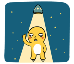 Brass boy the sad statue sticker #8624430